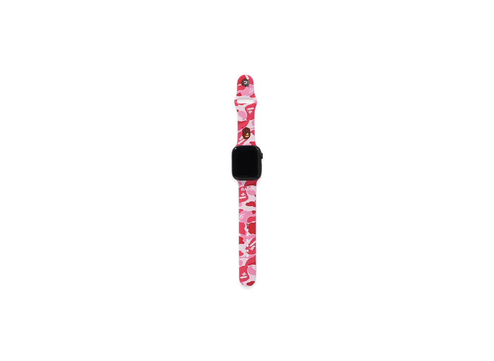 A BATHING APE Watch Band M Mobil "Pink"