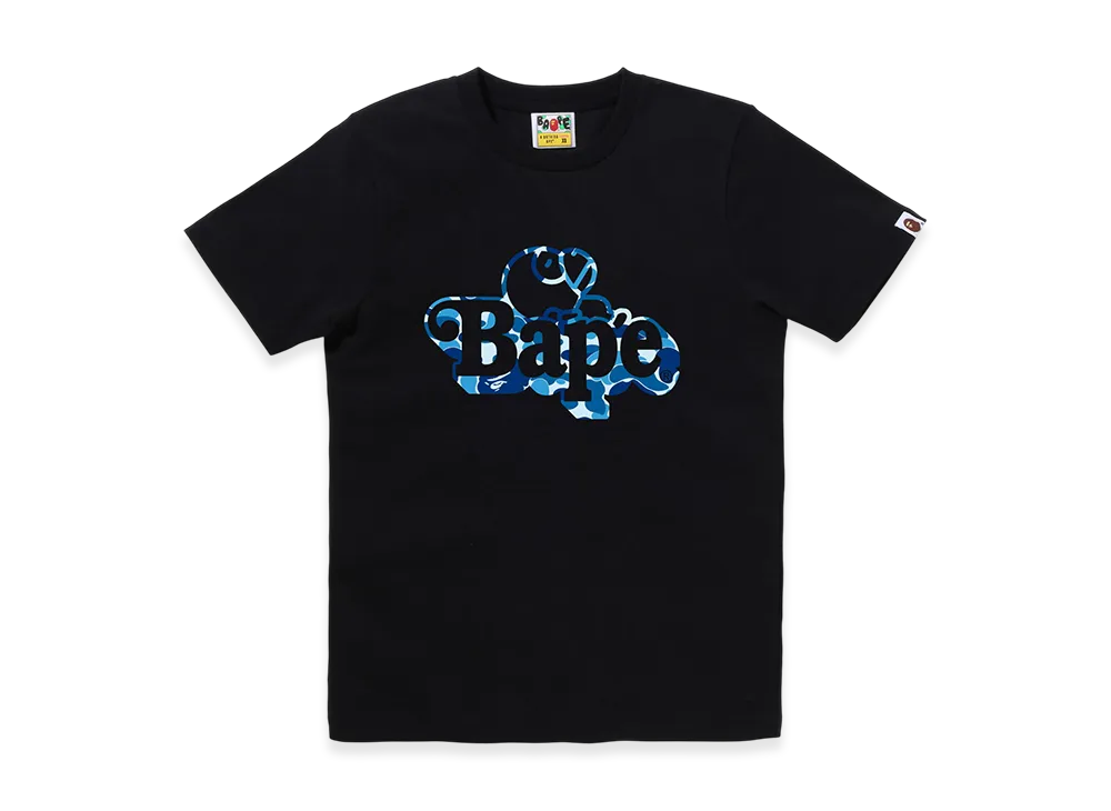 A BATHING APE Ladies Milo On Bape Tee "Black/Blue"