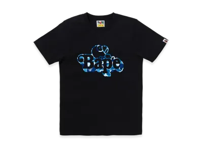 A BATHING APE Ladies Milo On Bape Tee "Black/Blue"