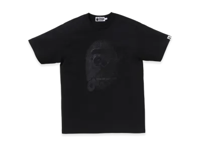 A BATHING APE x OVO Sta Crocodile Print Tee "Black"