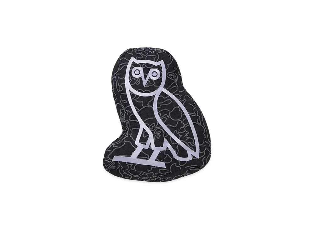 A BATHING APE x OVO Neon 1St Camo Jacquard Denim Cushion "Indigo"