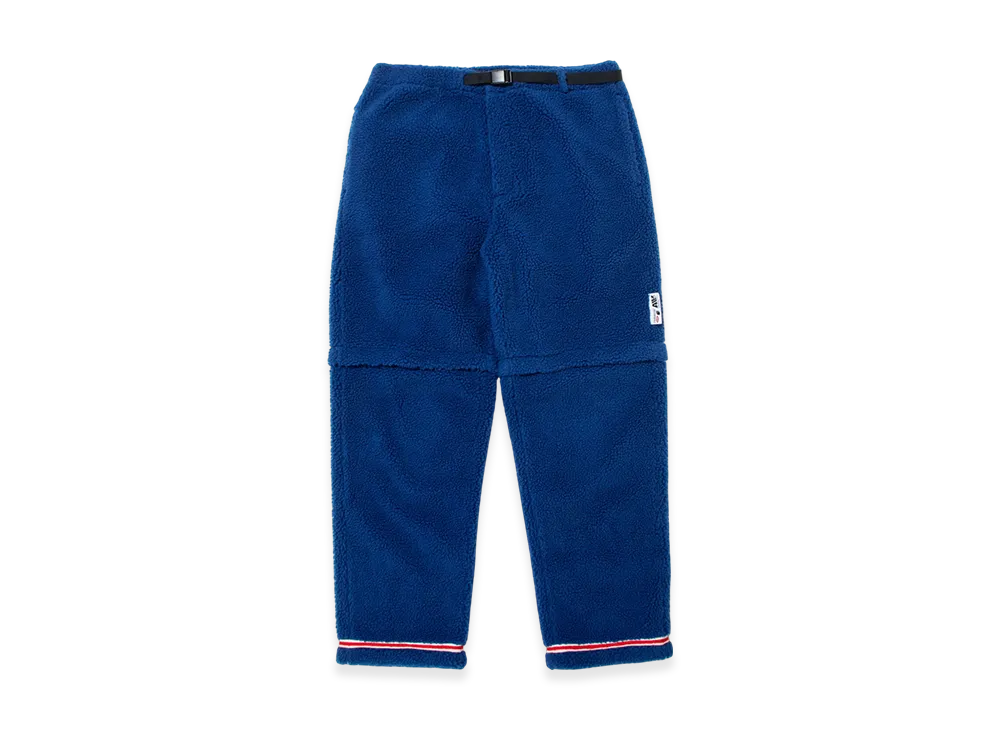A BATHING APE x KAZUKI KURAISHI Sherpa Detachable Relaxed Fit Pants "Navy"