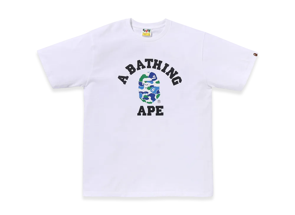 A BATHING APE SEIBU IKEBUKURO Limited COLLEGE TEE "White"