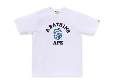 A BATHING APE SEIBU IKEBUKURO Limited COLLEGE TEE "White"