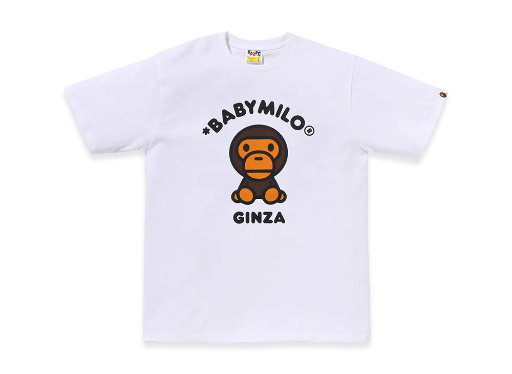 A BATHING APE Baby Milo Tee #1 "White"