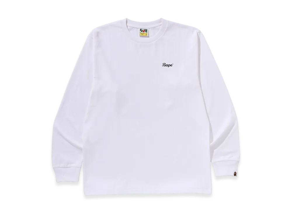 A BATHING APE Bape L/S Tee "White"