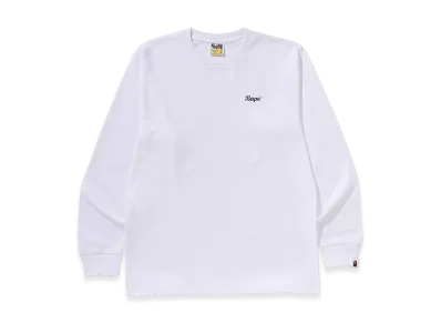 A BATHING APE Bape L/S Tee "White"