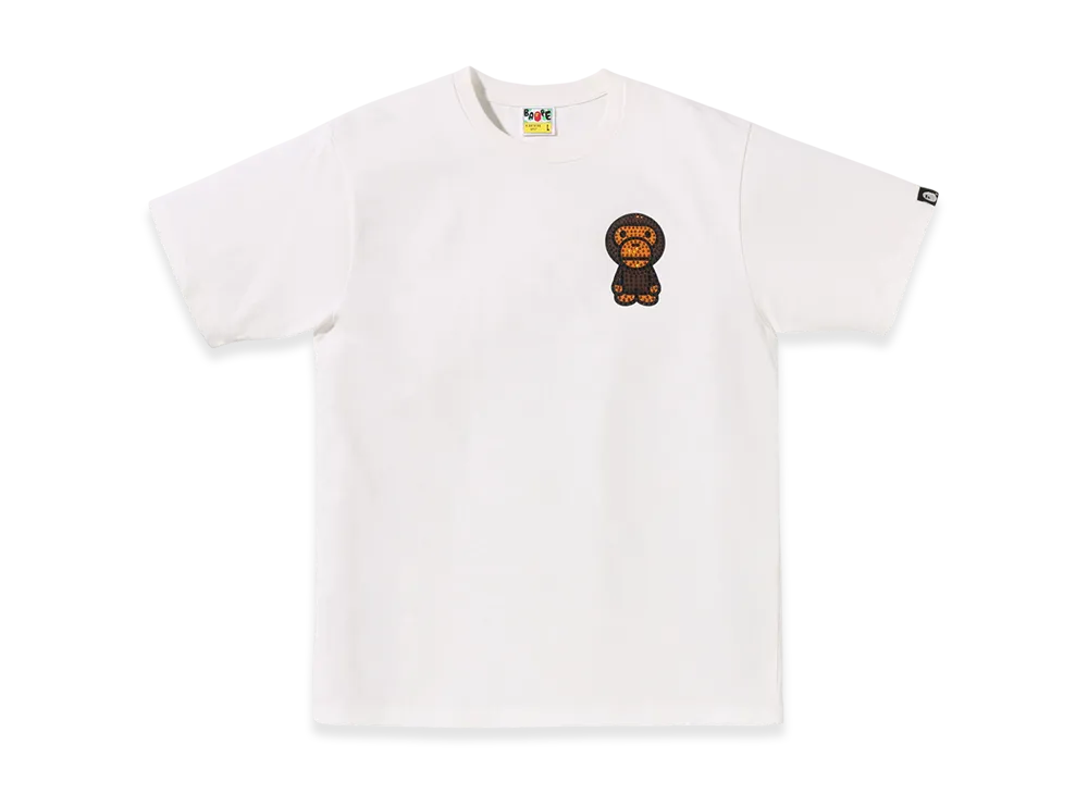 A BATHING APE x Swarovski Baby Milo Tee "White"