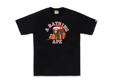 A BATHING APE Present Box College Tee "Black"