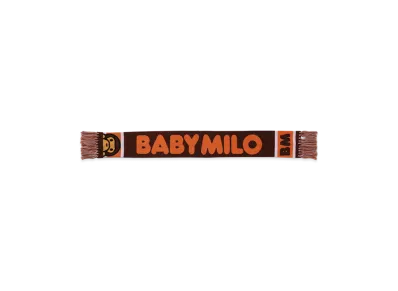 A BATHING APE Baby Milo Knit Scarf Kid's "Brown"