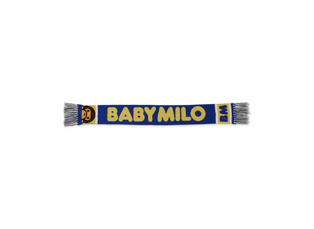 A BATHING APE Baby Milo Knit Scarf Kid's "Blue"