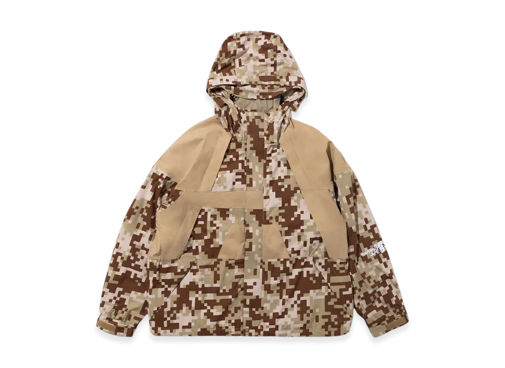 A BATHING APE x KAZUKI KURAISHI UAP Camo Snowboard 2-Layer Jacket "Beige"
