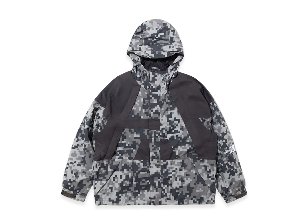 A BATHING APE x KAZUKI KURAISHI UAP Camo Snowboard 2-Layer Jacket "Charcoal"