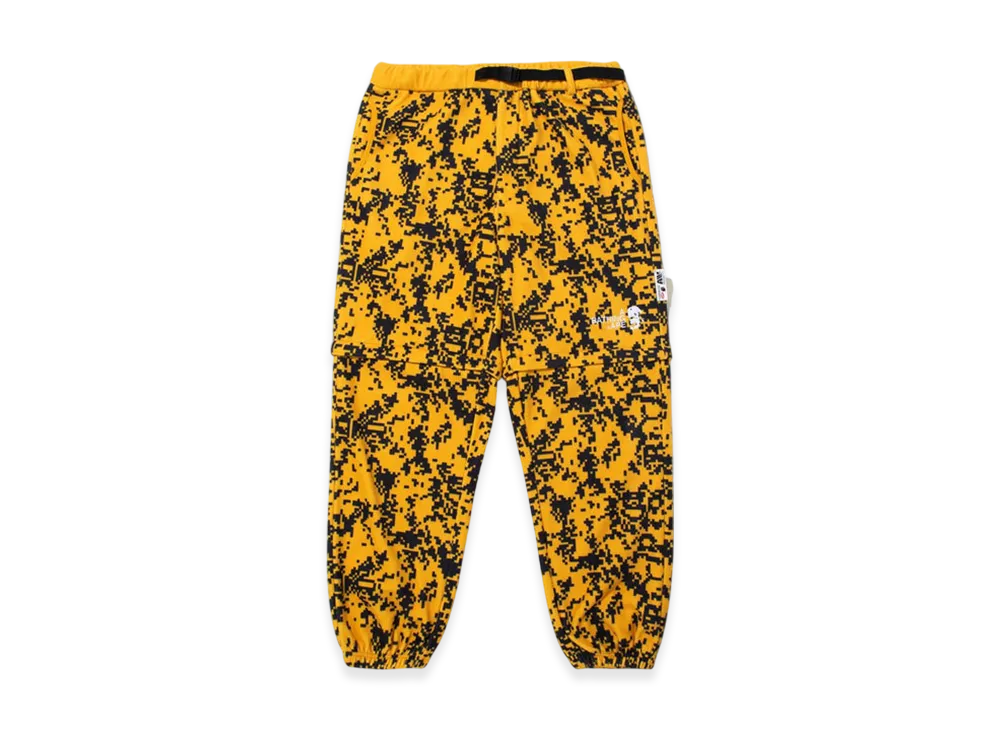 A BATHING APE x KAZUKI Digital Camo Mod Detachable Pants "Yellow"