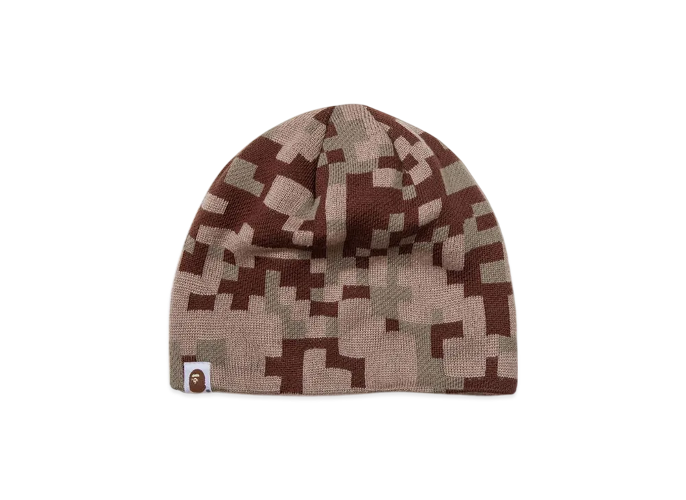 A BATHING APE x KAZUKI UAP Camo Beanie "Beige"