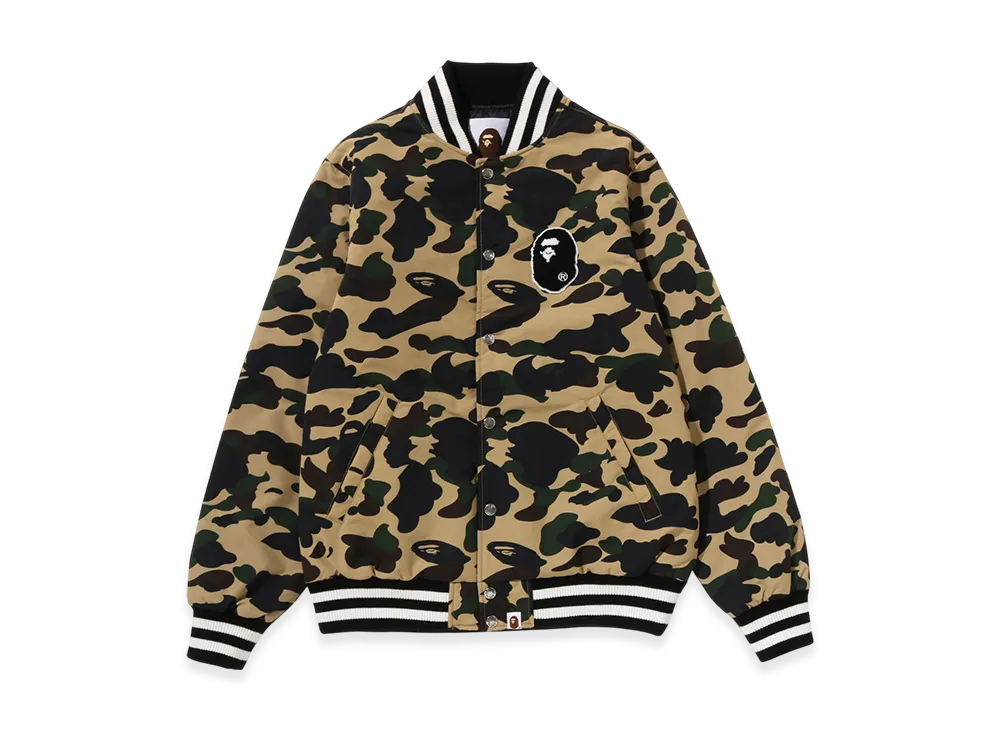 A BATHING APE Varsity Jacket "Yellow"