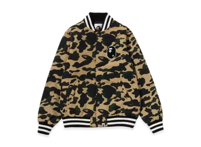 A BATHING APE Varsity Jacket "Yellow"