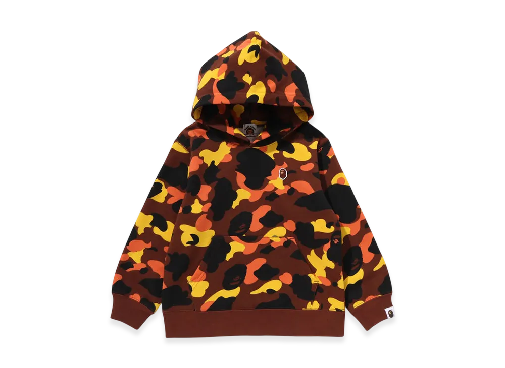 A BATHING APE 1st Camo One Point Pullover Hoodie "Orange"