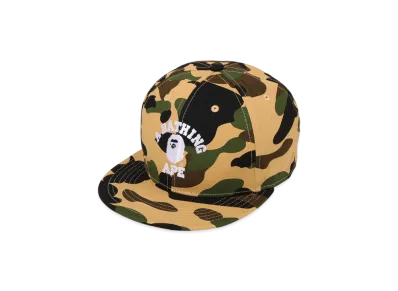 A BATHING APE 1st Camo College Cap "Yellow"