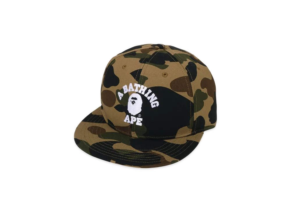 A BATHING APE 1st Camo College Cap "Green"