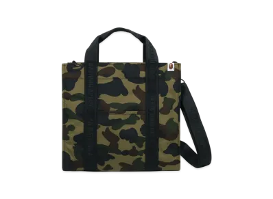 A BATHING APE 1st Camo Sliding Tote Bag Travel "Green"