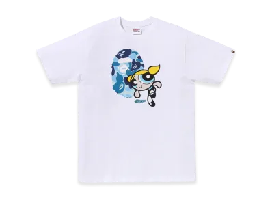 A BATHING APE x The Powerpuff Girls Bubbles Tee "White"