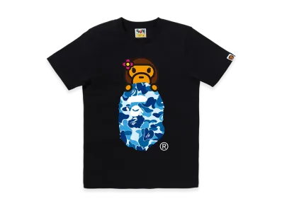A BATHING APE ABC Camo Lisa On Ape Head "Black/Blue"