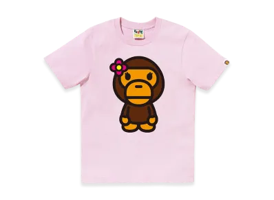 A BATHING APE Big Baby Lisa Tee "Pink"
