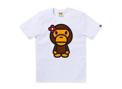 A BATHING APE Big Baby Lisa Tee "White"