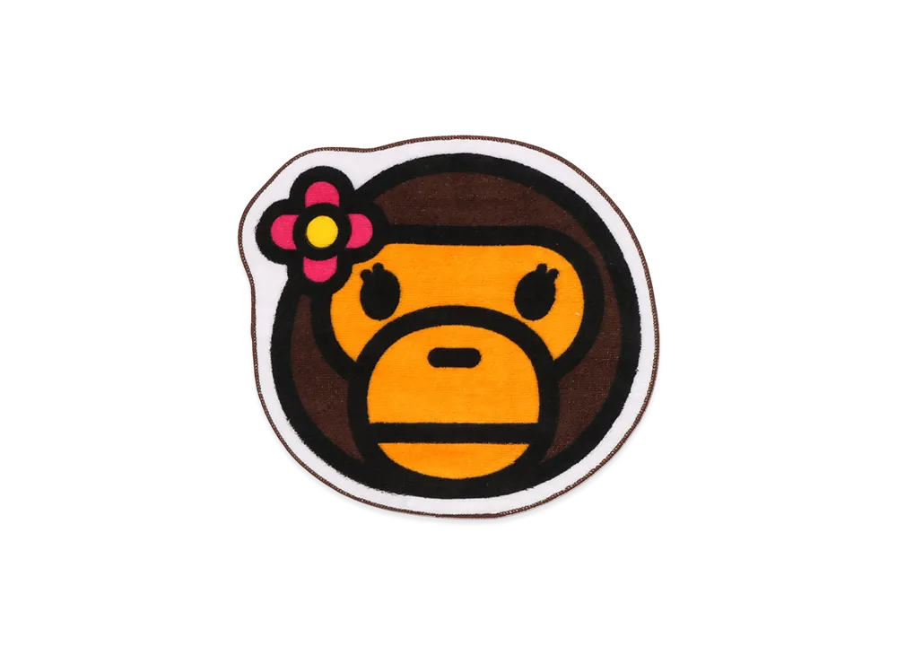 A BATHING APE Hand Towel "Brown"