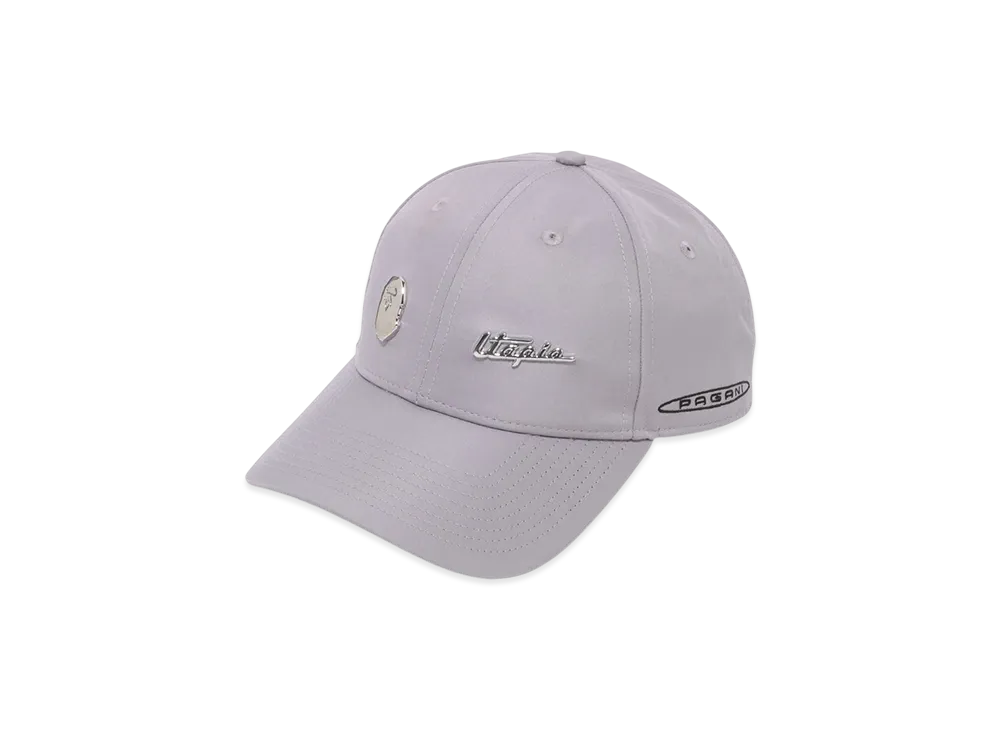 A BATHING APE x PAGANI Logo Nylon Cap "Gray"