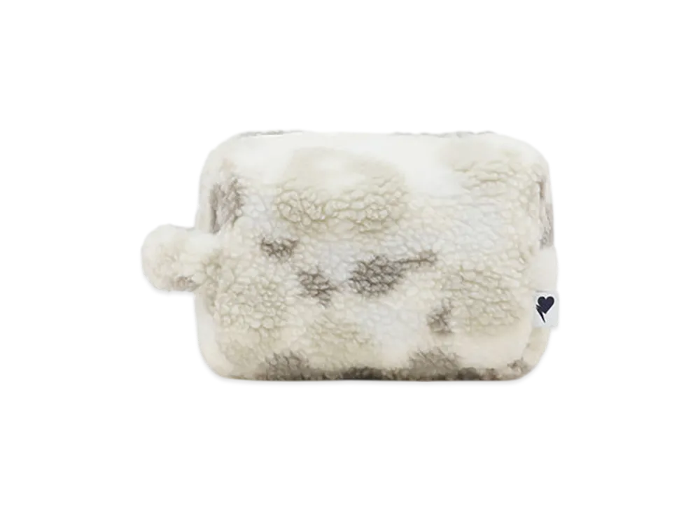 A BATHING APE APEE Camo Sherpa Pouch #2 "Ivory"