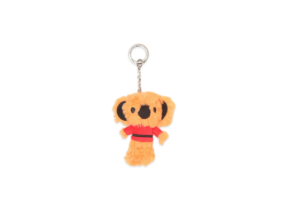 A BATHING APE APEE Baby Core Furry Keyring "Orange"