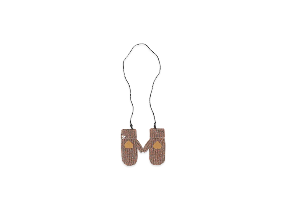 A BATHING APE APEE Suede Badge Mitten "Orange"