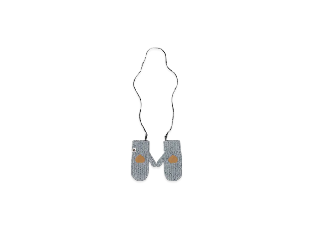 A BATHING APE APEE Suede Badge Mitten "Blue"