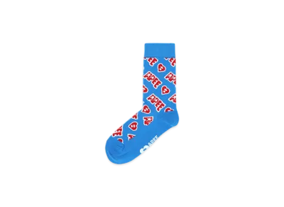 A BATHING APE APEE Jacquard Graphic Socks #1 "Blue"