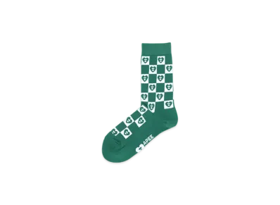 A BATHING APE APEE Jacquard Graphic Socks #3 "Green"