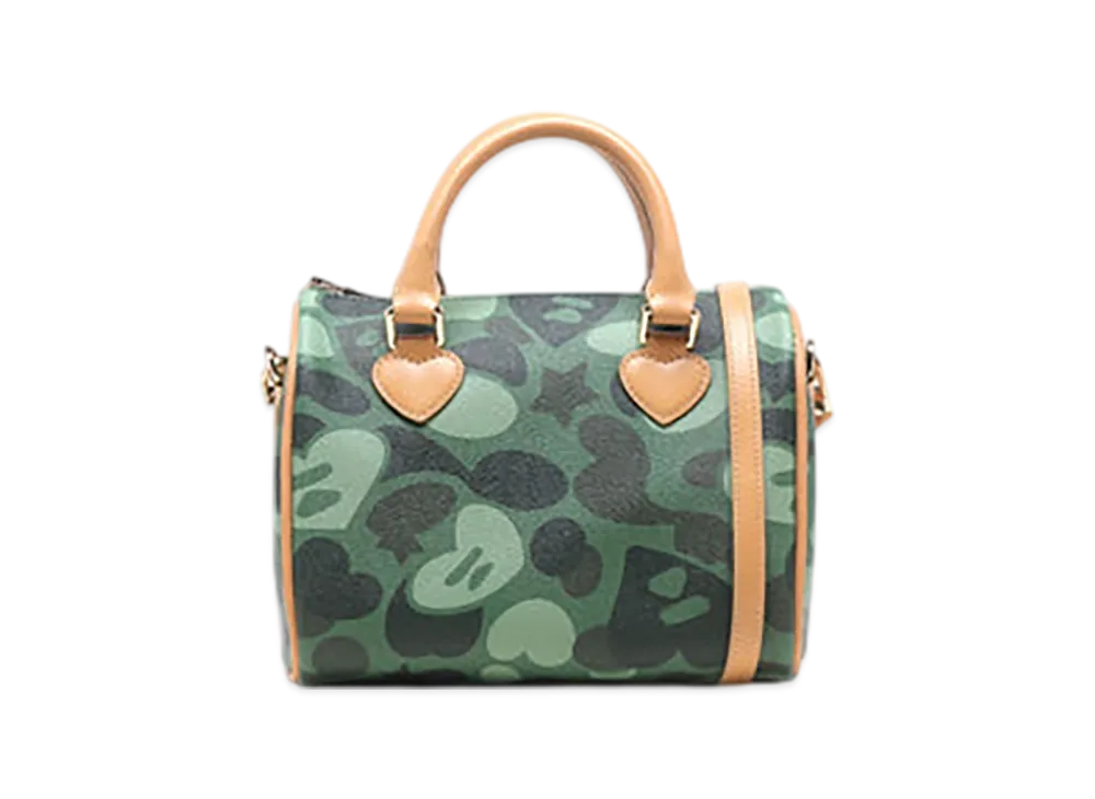 A BATHING APE APEE Camo Mini Bag Hand Bag #1 "Green"