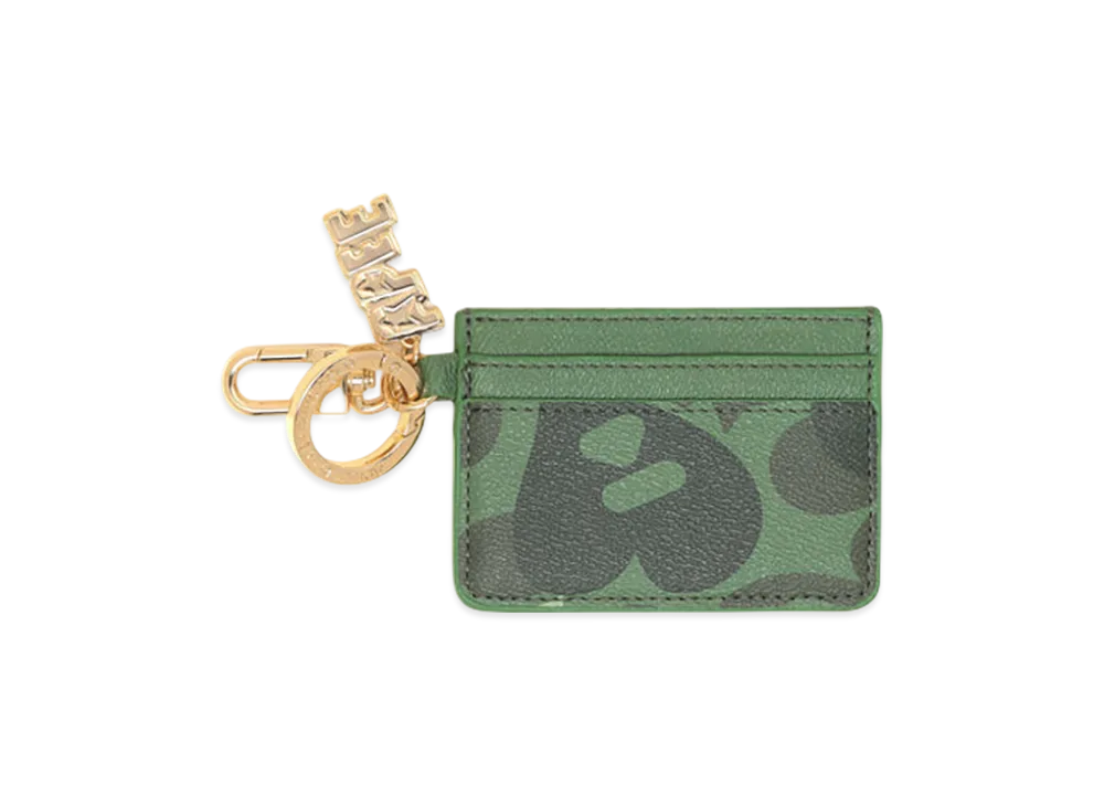 A BATHING APE APEE Camo Card Holder "Green"