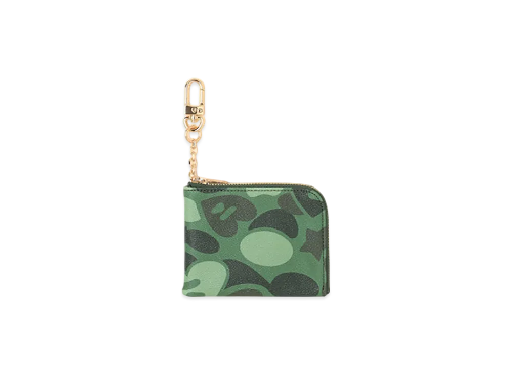 A BATHING APE APEE Camo Wallet #1 "Green"