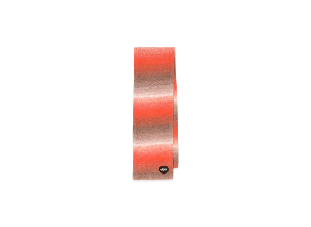 A BATHING APE APEE Spray Dye Scarf "Orange"