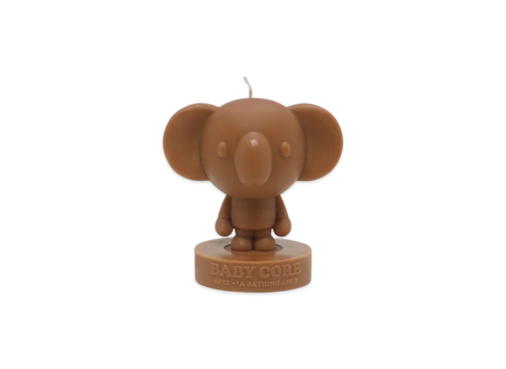 A BATHING APE APEE Baby Core Candle #3 "Brown"