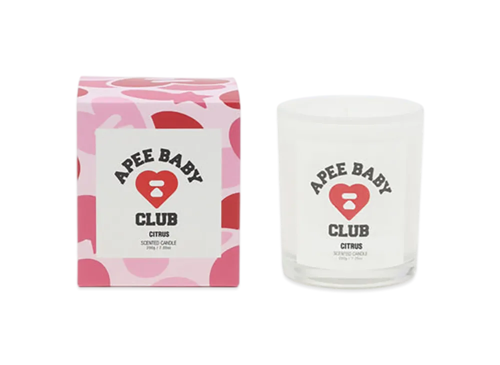 A BATHING APE APEE Citrus Scented Candle #2 "Multi"