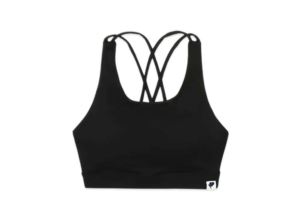 A BATHING APE APEE Cross Back Sport Bra "Black"