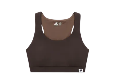 A BATHING APE APEE T Back Sport Bra "Brown"