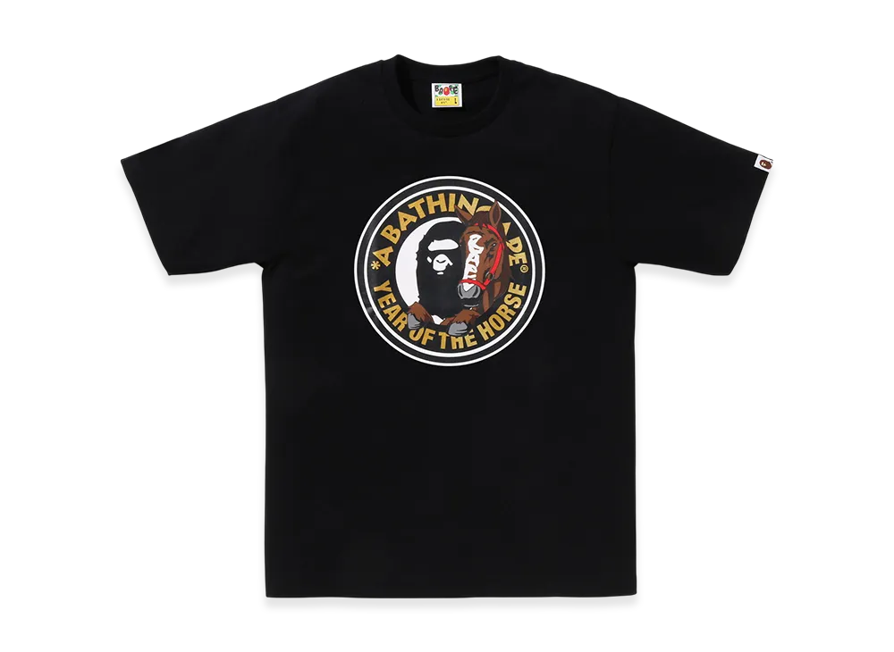 A BATHING APE Year Of The Horse Tee "Black"