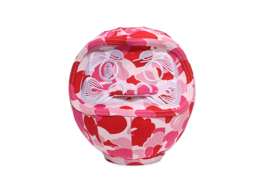 A BATHING APE x MIKAZUKISHOTEN ABC Camo Daruma "Pink"