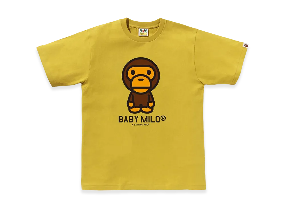 A BATHING APE Baby Milo Tee "Yellow"