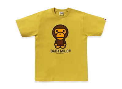 A BATHING APE Baby Milo Tee "Yellow"