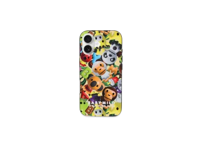 A BATHING APE 3D Milo All Friends Iphone 17 Case "Multi"
